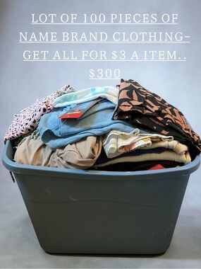 Lot Of 100 Items at $3 each , all name brands